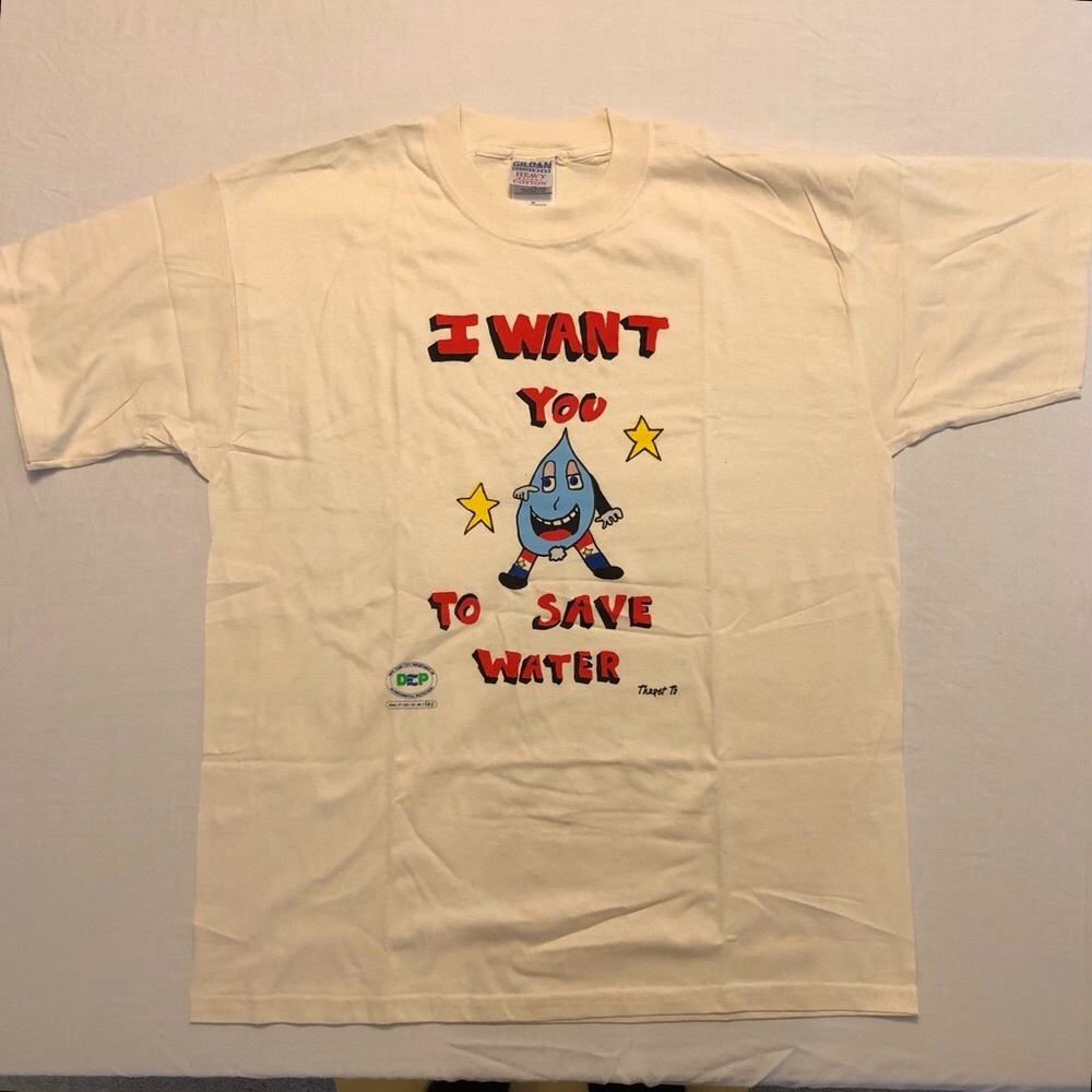 New York City Department of Environmental Protection T-Shirt Men’s Size XL Ivory